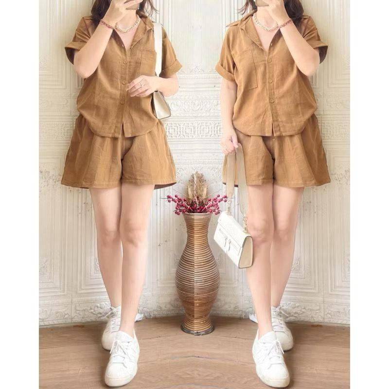 Lanie 一套韓版 OOTD 沙灘裝女裝，現代舒適設計，適合夏季穿著 - COKSU，尺寸齊全